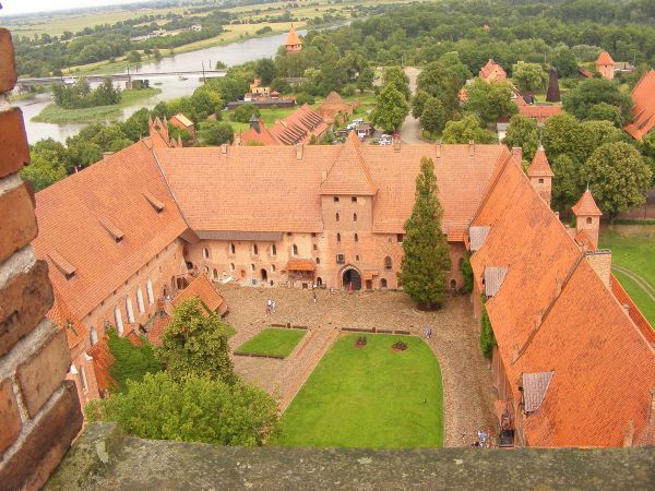 Zamek - widok z wieży