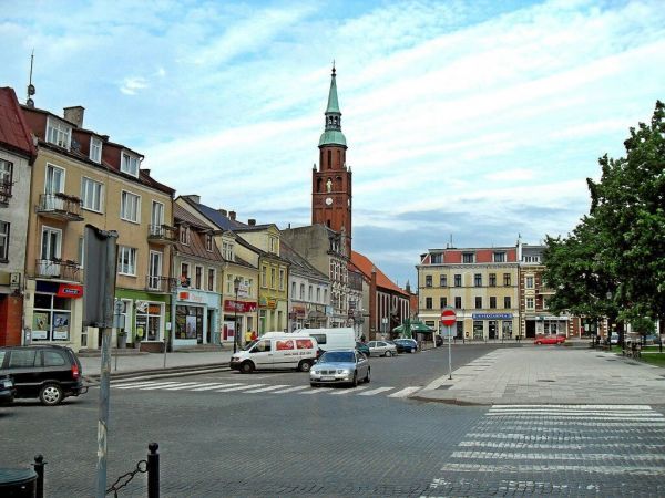 Rynek i kościół św. Katarzyny