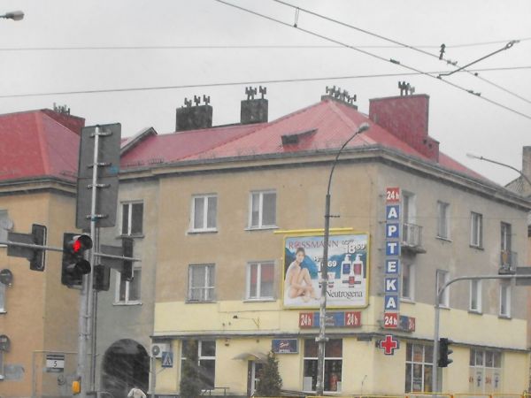 Skrzyżowanie ulic Piłsudskiego i Tysiąclecia