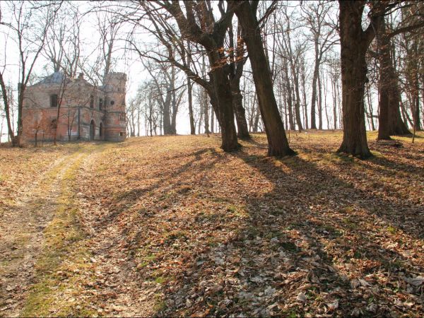 Pałacyk z początku XIX wieku  projektu architekta Chrystiana Piotra Aignera. Należał do Terleckich a następnie do Drohojowskich . Wokół niego duży , zdziczały p