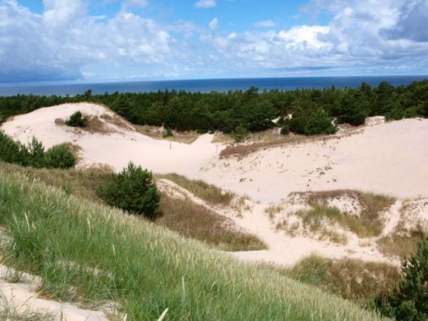 Wydmy Czołpińskie miedzy Smołdzinem a Bałtykiem