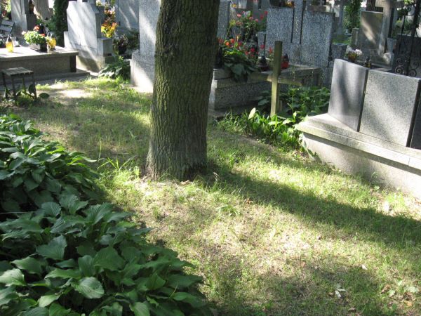 W tym miejscu był grób mojej Matki