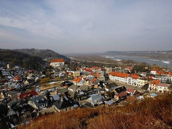 Kazimierz Dolny -panorama z Góry Trzech Krzyży