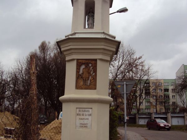 Święty Florian przy ulicy Kalinowszczyzna.