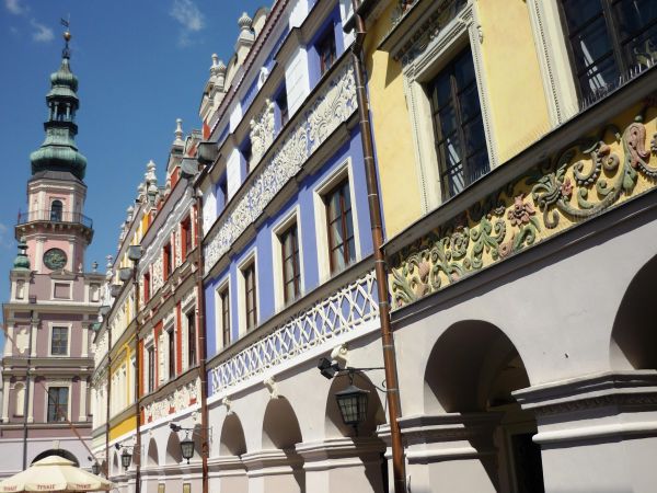 Zamość - mieszczańskie kamieniczki
