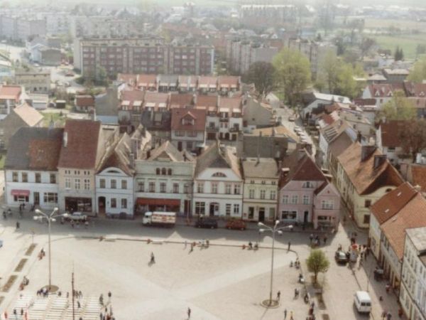 Widok z wierzy kościoła Mariackiego (kierunek wschodni)