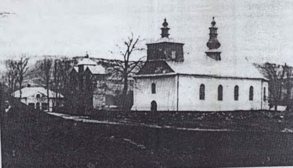 Cerkiew w Płonnej pw. "Pokrowy Preczystoji Bohorodyci" (Orędownictwa Przeczystej Bogurodzicy). Zdjęcie ok. 1932 r.