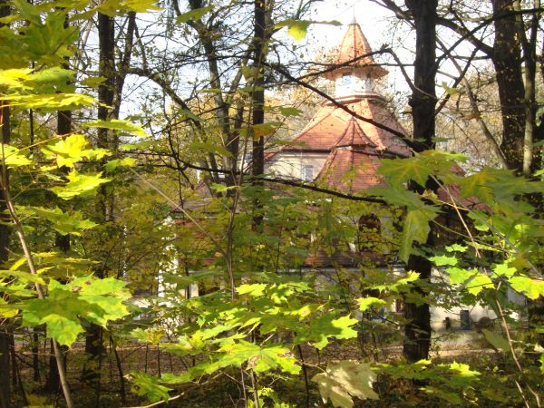Pałacyk w parku. Centrum Kultury.