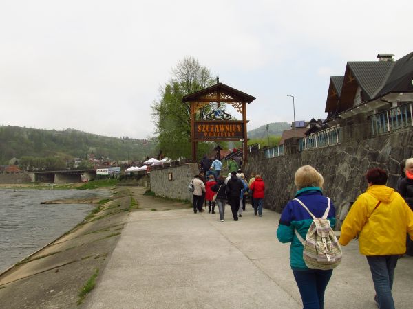 Szczawnica wita tych co spłynęli Dunajcem