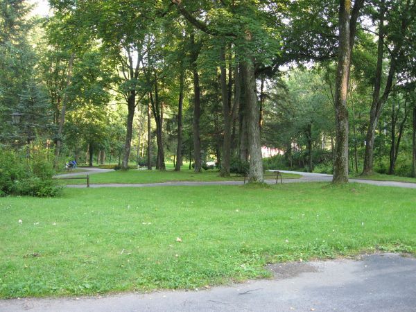 Wspaniały Park Słotwiński w Krynicy Zdroju trochę zaniedbany przez miasto. A szkoda.