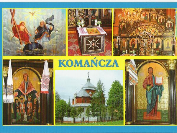 ze zbiorów prywatnych: materiały promujące dot. cerkwi grecko-katolickiej pw. Opieki Bogurodzicy, przy potoku Barbarka - niegdyś zwanym Komanycza.