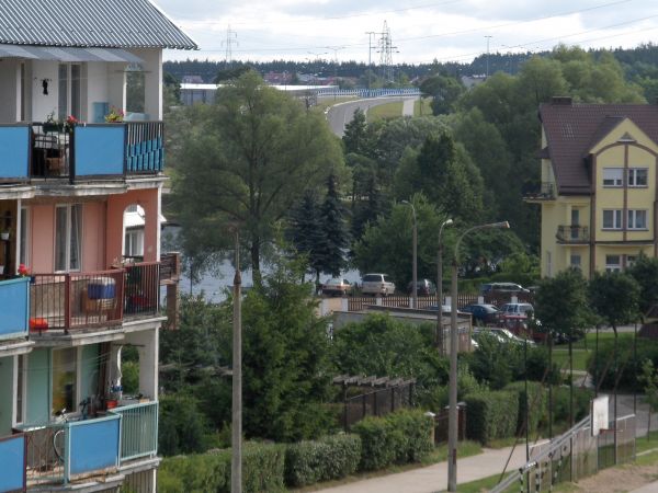 WIDOK W KIER.WIADUKTU Z OŚ.BARANKI