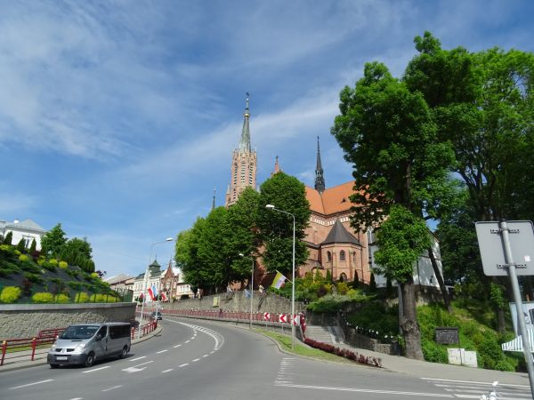 Panorama z widokiem  na Bazylikę Mniejszą