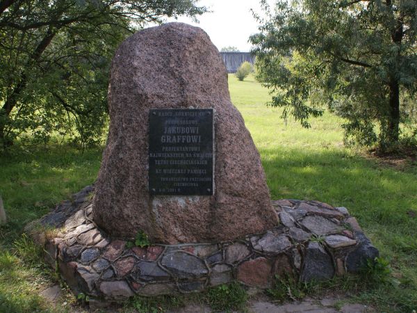RADCY GÓRNICZEMU PROFESOROWI JAKUBOWI GRAFFOWI PROJEKTANTOWI NAJWIĘKSZYCH NA ŚWIECIE TĘŻNI CIECHOCIŃSKICH