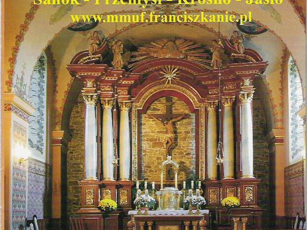 ze zbiorów prywatnych: materiały promujące - z odrestaurowanym ołtarzem głównym franciszkańskiego kościoła.
