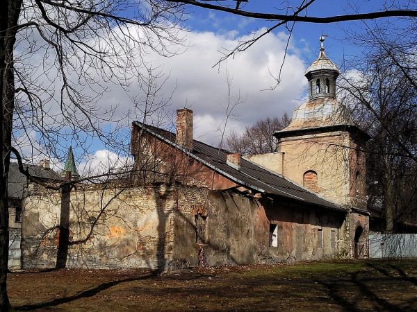 Siemianowice Śląskie. Fragment Pałacu Mieroszewskich