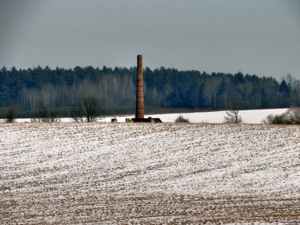 Okolice Reszla-Wilkowo-dawna cegielnia-widok z drogi za Stachowizną.2013-03-17