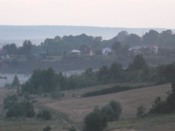 Mielnicki pejzaż wczesnym świtem