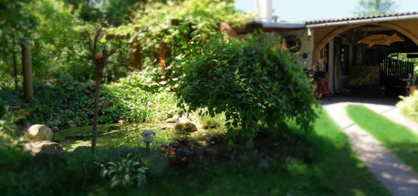 Noclegi "u Alicji" w Długosiodle - ogród