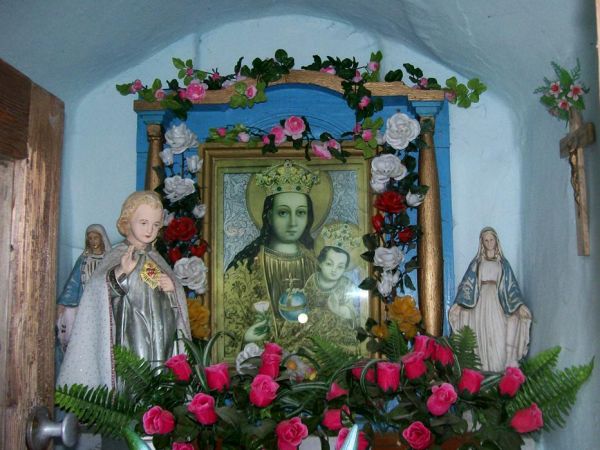 Wnętrze Kapliczki na Brzance