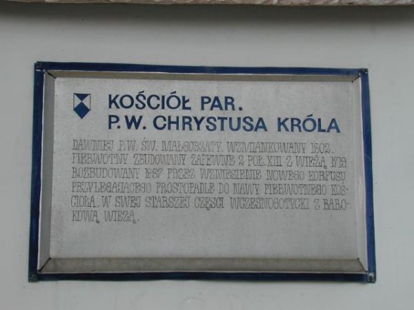 Tablica Informacyjna-Kościół