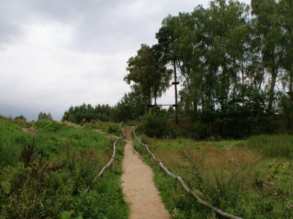 Park linowy. Rudnica koło Kłębowca - sierpień 20110