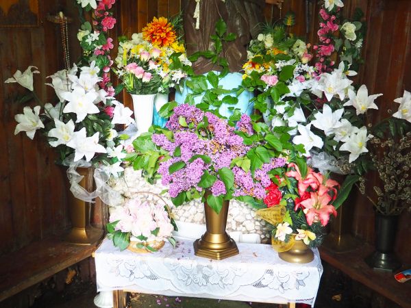 "Złota Studzienka" - na zboczu g. Cergowa - 716m npm, tam w kapliczce figura św. Jana z Dukli oraz wybija źródełko, ponoć pomocne na różne dolegliwości, w szcze