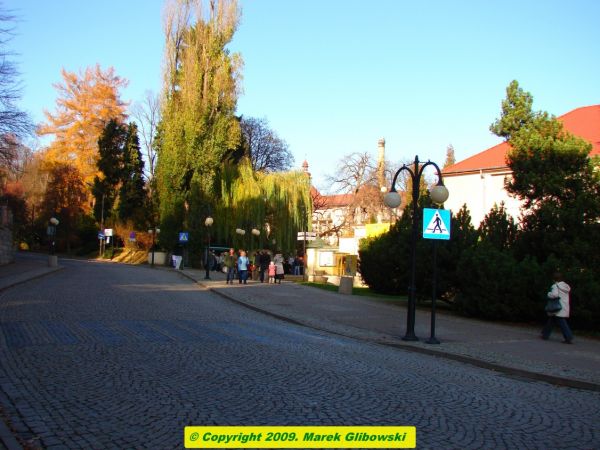 Polanica w głebi park zdrojowy