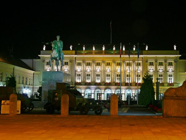 Pałac prezydencki. Krakowskie Przedmieście