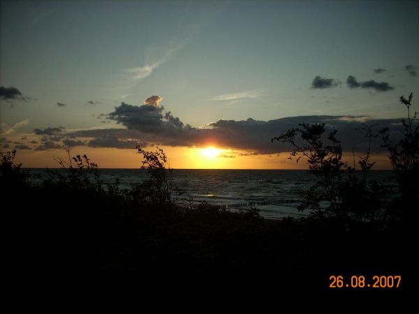 Zachód słońca w Dziwnowie