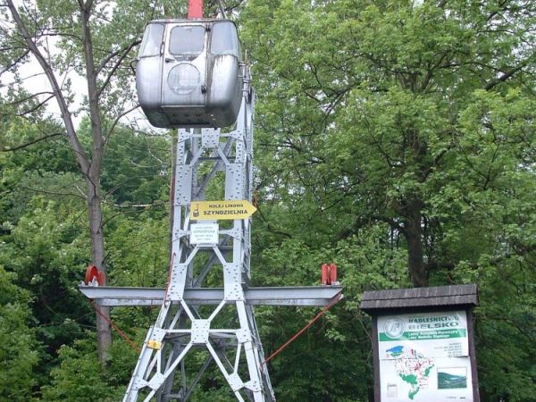 Wagonik starej kolejki na Szyndzielnię