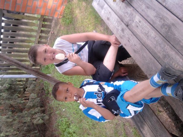 Na lodach w "Sosence"  Legbąd