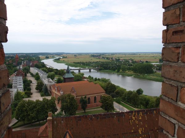 Widok z wieży ( Malbork )