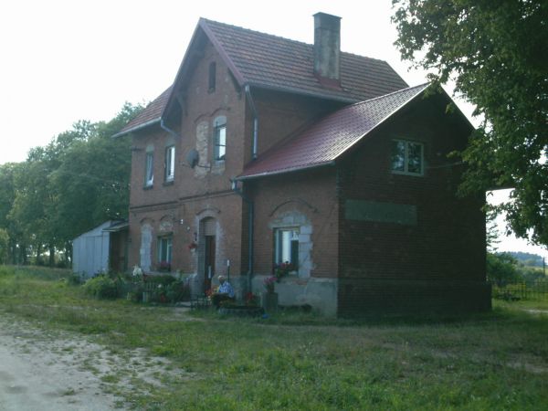 Stan obecny stacji kolejowej w Pomysku.