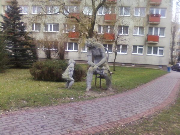 Na osiedlu mieszkaniowym