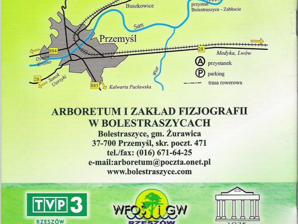 ze zbiorów prywatnych: przewodnik/informator - okładka - strona ostatnia.