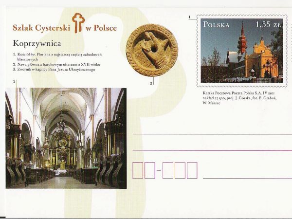 ze zbiorów prywatnych: kartka pocztowa - 1-sza dekada XXI wieku.