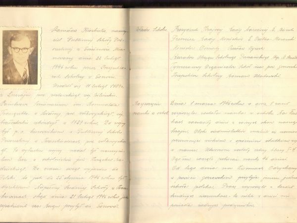 Odnaleziona kronika I nauczyciela w szkole w Gościnowie po II wojnie światowej