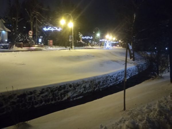 Park Słotwiński Nocą