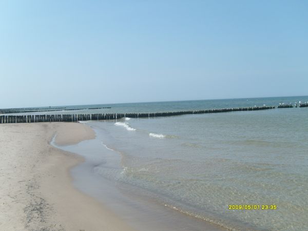 Piękna plaża w Jarosławcu