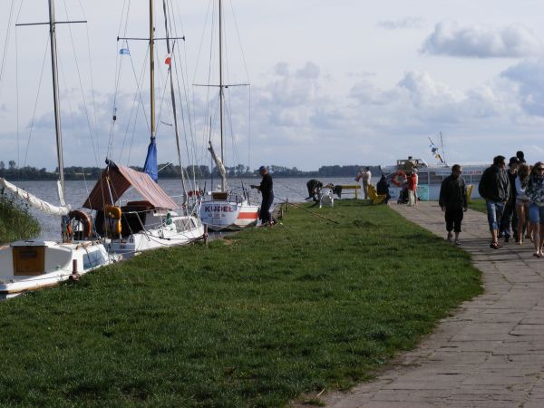 Przystań nad zatoką.Tak było.