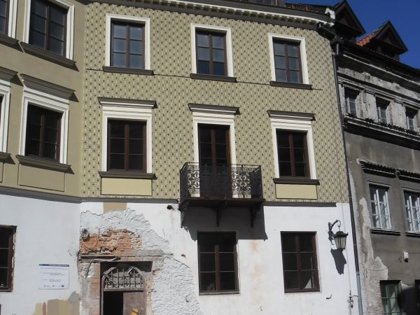 Odnawiane kamieniczki.