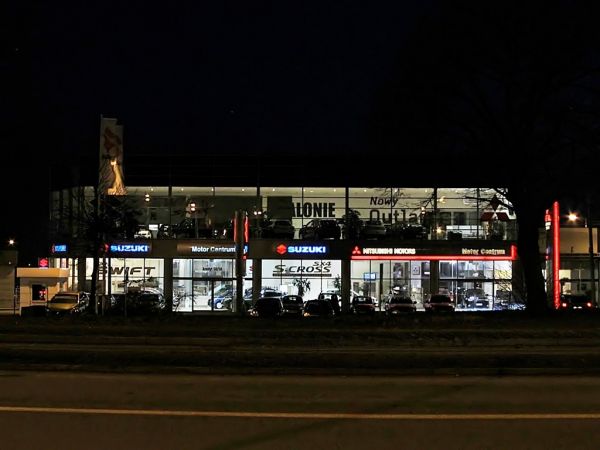 Nocą na ulicy Elbląskiej