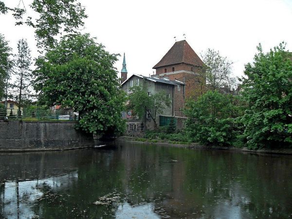 Wierzyca, Baszta i wieża kościoła św. Katarzyny