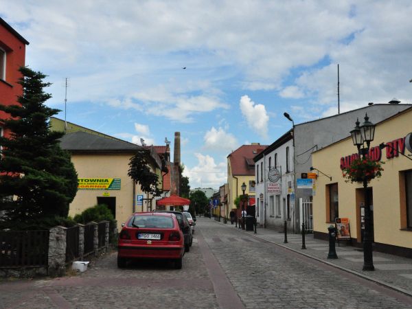 Grodzisk Wlkp. Jedna z wyremontowanych, urokliwych uliczek.