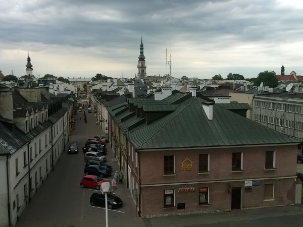 Panorama Zamościa z Bastionu VII