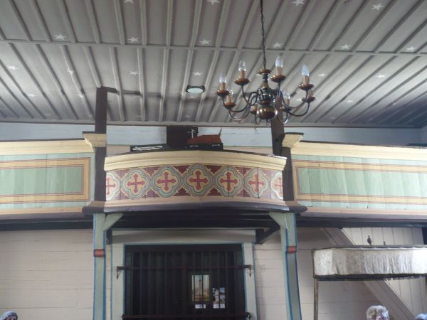 Najstarsza część świątyni to chór muzyczny.