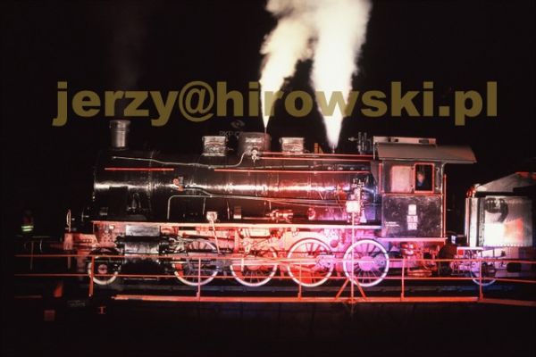 Wolsztyn. Parowóz podczas pokazu - Para, Światło, Dzwięk.