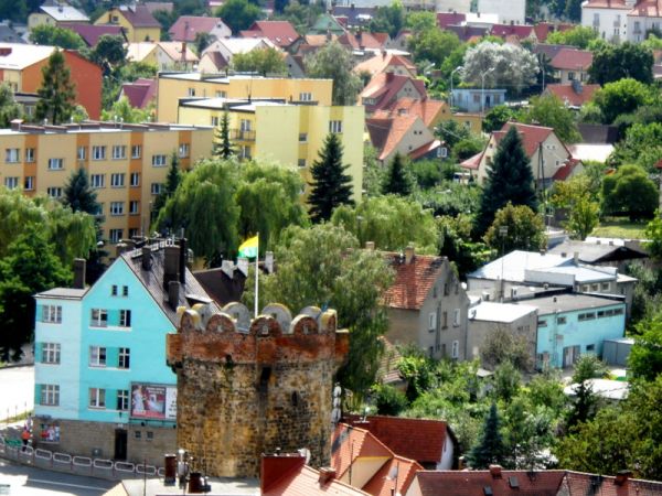 Złotoryja z lotu ptaka

Złotoryja (łac. Aureus Mons, niem. Goldberg, daw. Złota Góra) – miasto i gmina w południowo-zachodniej Polsce w województwie dolnośląs