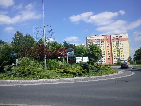 Mysłowice-Ćmok. Rondo.